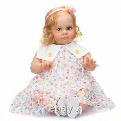 Realistic Reborn Baby Dolls Vinyl Handmade Newborn Lifelike Toddler Girl Toy 24
