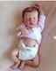 Realistic Reborn Vinyl Body Girl Toy Painted Skin Rooted Hair Newborn Baby Doll