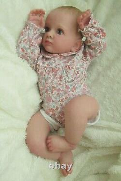 Realistic open eye reborn doll baby girl