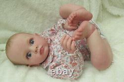 Realistic open eye reborn doll baby girl