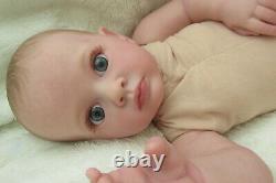 Realistic open eye reborn doll baby girl