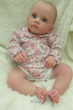 Realistic open eye reborn doll baby girl