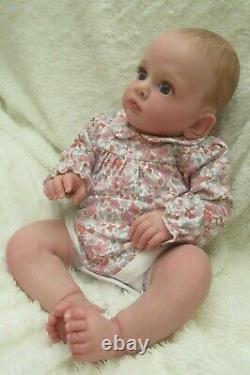 Realistic open eye reborn doll baby girl