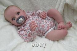 Realistic open eye reborn doll baby girl