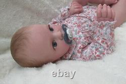 Realistic open eye reborn doll baby girl