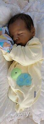 Reborn AA Ethnic 20 Cuddle Baby, Dominic, Artist Paula Codrington