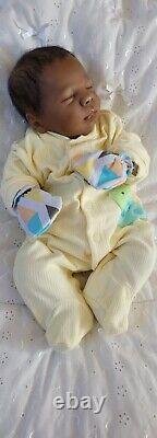 Reborn AA Ethnic 20 Cuddle Baby, Dominic, Artist Paula Codrington