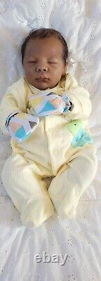 Reborn AA Ethnic 20 Cuddle Baby, Dominic, Artist Paula Codrington