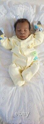 Reborn AA Ethnic 20 Cuddle Baby, Dominic, Artist Paula Codrington