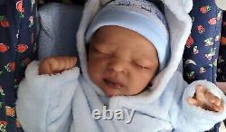 Reborn AA biracial ethnic Baby Rylee with cert