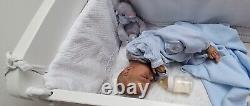 Reborn AA biracial ethnic Baby Rylee with cert