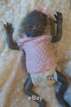 Reborn Alien Creature Artist Doll Mythical Fantasy Ooak Baby Alternative
