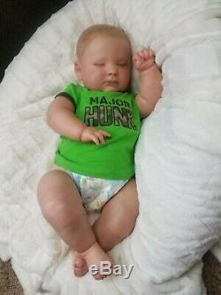 Reborn BIG Baby Boy Realborn 3 month Joseph Bountiful Baby Lifelike Doll