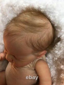 Reborn Baby Art Doll Authentic Reborn Azalea By Aura Lee Eagle Mocro Rooted