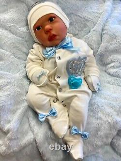 Reborn Baby Art Doll Large 1 Month Sized Cuddle Baby Uk Artist Of 10 Yrs