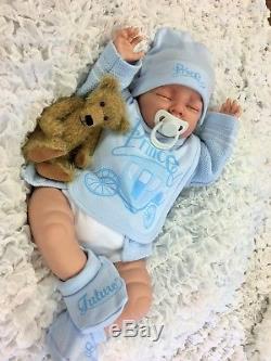 Reborn Baby Boy Doll Floppy, Feels Real To Hold, Little Prince S