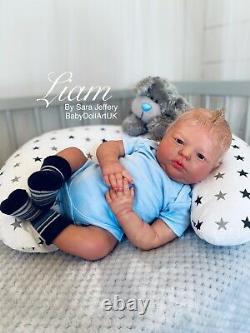 Reborn Baby Boy Doll Liam RealBorn COA by UK Artist