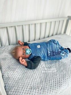 Reborn Baby Boy Doll Liam RealBorn COA by UK Artist