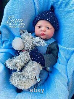 Reborn Baby Boy Doll Liam RealBorn COA by UK Artist