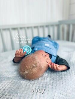 Reborn Baby Boy Doll Liam RealBorn COA by UK Artist