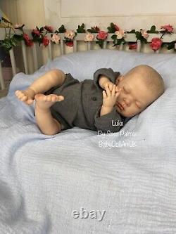 Reborn Baby Boy Doll Luke by UK Artist BabyDollArtUK (newborn, READY TO SEND)