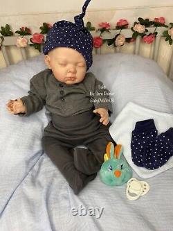 Reborn Baby Boy Doll Luke by UK Artist BabyDollArtUK (newborn, READY TO SEND)