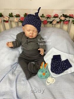 Reborn Baby Boy Doll Luke by UK Artist BabyDollArtUK (newborn, READY TO SEND)