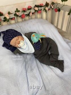 Reborn Baby Boy Doll Luke by UK Artist BabyDollArtUK (newborn, READY TO SEND)