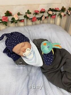 Reborn Baby Boy Doll Luke by UK Artist BabyDollArtUK (newborn, READY TO SEND)