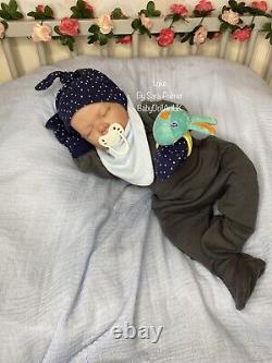 Reborn Baby Boy Doll Luke by UK Artist BabyDollArtUK (newborn, READY TO SEND)