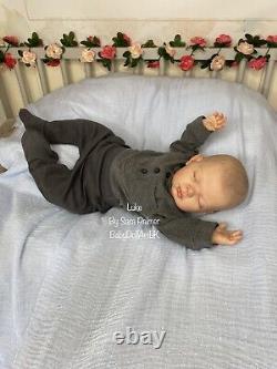 Reborn Baby Boy Doll Luke by UK Artist BabyDollArtUK (newborn, READY TO SEND)