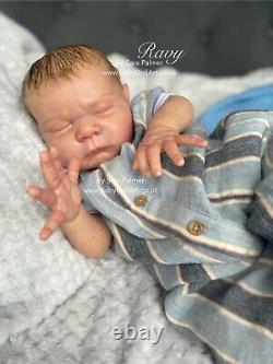 Reborn Baby Boy Doll Ravy Ltd 393/1200 By UK Artist Sara Palmer