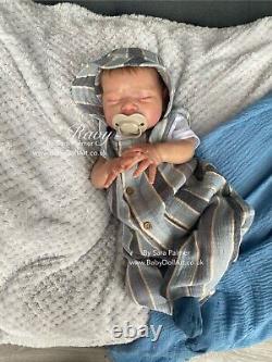 Reborn Baby Boy Doll Ravy Ltd 393/1200 By UK Artist Sara Palmer