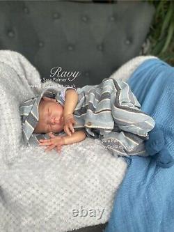 Reborn Baby Boy Doll Ravy Ltd 393/1200 By UK Artist Sara Palmer