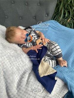 Reborn Baby Boy Doll Ravy Ltd 393/1200 By UK Artist Sara Palmer