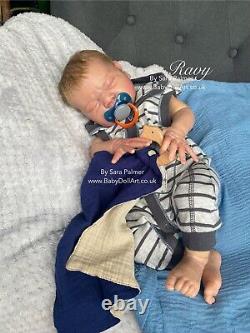 Reborn Baby Boy Doll Ravy Ltd 393/1200 By UK Artist Sara Palmer