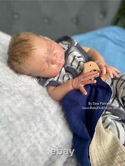 Reborn Baby Boy Doll Ravy Ltd 393/1200 By UK Artist Sara Palmer