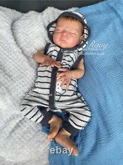 Reborn Baby Boy Doll Ravy Ltd 393/1200 By UK Artist Sara Palmer