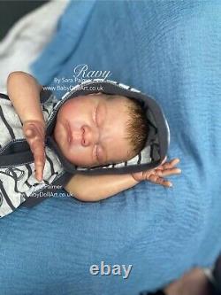 Reborn Baby Boy Doll Ravy Ltd 393/1200 By UK Artist Sara Palmer