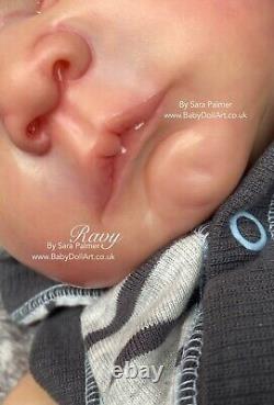 Reborn Baby Boy Doll Ravy Ltd 393/1200 By UK Artist Sara Palmer