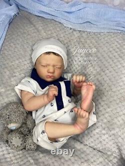 Reborn Baby Boy Doll (RealBorn Jaycee 19 5lbs) UK Artist READY TO SEND