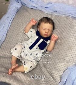 Reborn Baby Boy Doll (RealBorn Jaycee 19 5lbs) UK Artist READY TO SEND