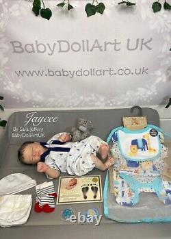 Reborn Baby Boy Doll (RealBorn Jaycee 19 5lbs) UK Artist READY TO SEND