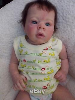 Reborn Baby Boy Doll Small Toddler 22 Dominic Rafael by Laura Tuzio Ross Resell