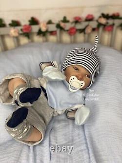 Reborn Baby Boy Doll Theo by UK Artist BabyDollArtUK (NEWBORN READY TO SEND)
