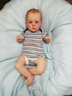Reborn Baby Boy Joey JOCY by Olga Auer Limited Edition Realistic Newborn Doll