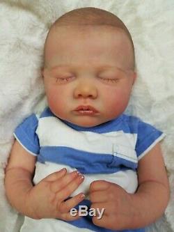 Reborn Baby Boy Peanut by Priscilla Lopes Ltd Edition Lifelike Newborn Doll COA