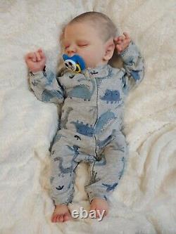 Reborn Baby Boy Realborn Christopher Asleep Bountiful Baby Realistic Doll