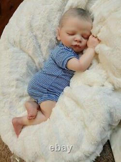 Reborn Baby Boy Realborn Christopher Asleep Bountiful Baby Realistic Doll