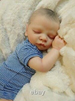 Reborn Baby Boy Realborn Christopher Asleep Bountiful Baby Realistic Doll